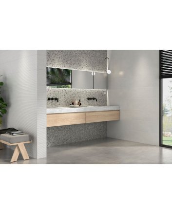 Emigres Dorian owen wandtegel hoogglans 25x75 gris