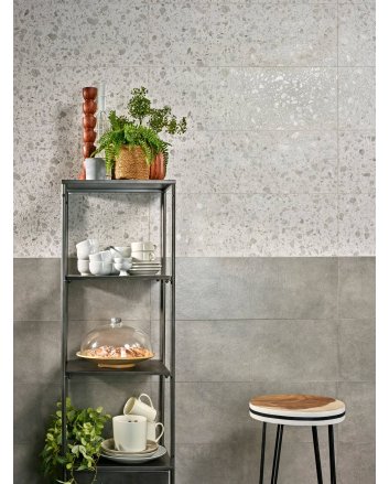 Emigres Dorian owen wandtegel hoogglans 25x75 blanco