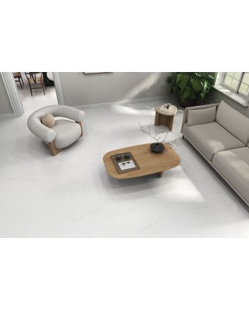 Emigres Halo vloertegel mat 120x120 blanco