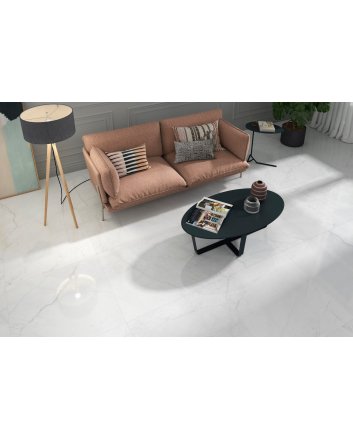 Emigres Halo vloertegel hoogglans 120x120 blanco