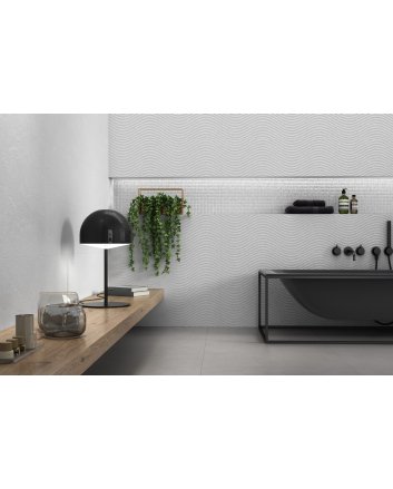 Emigres Hardy wandtegel satijn 25x75 blanco