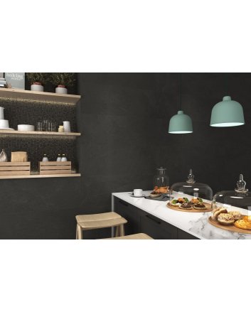 Emigres Hardy wandtegel satijn 25x75 negro
