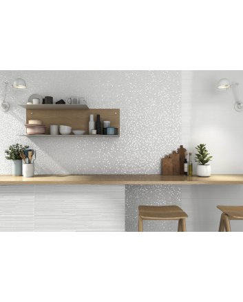 Emigres Hit wandtegel hoogglans 80x80 blanco