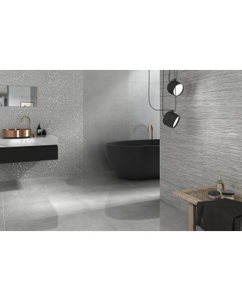 Emigres Hit wandtegel hoogglans 80x80 gris