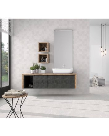 Emigres Olite liebano wandtegel satijn 20x60 blanco