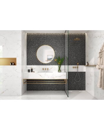 Emigres Lucia wandtegel hoogglans 30x90 negro