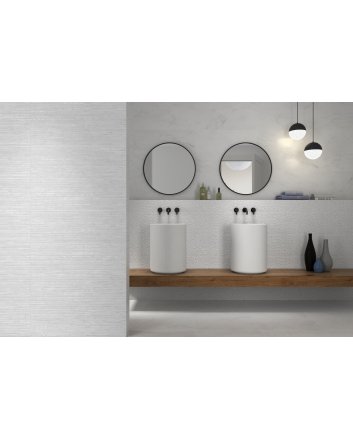 Emigres Mo luminy wandtegel lapatto 25x75 blanco