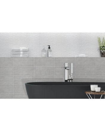 Emigres Manacor sineu wandtegel satijn 25x75 blanco