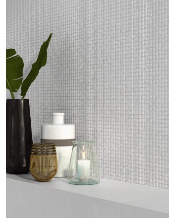 Emigres Mos hardy wandtegel satijn 25x75 blanco