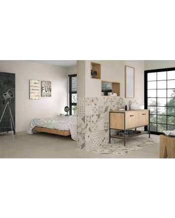 Emigres Neutral wandtegel satijn 60x60 blanco