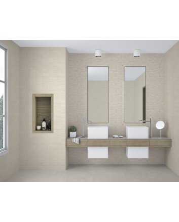 Emigres Manacor sineu wandtegel satijn 25x75 beige
