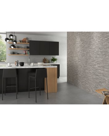 Emigres Tyler wandtegel satijn 40x120 gris