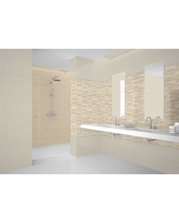 Emigres Teide wandtegel hoogglans 25x75 maron