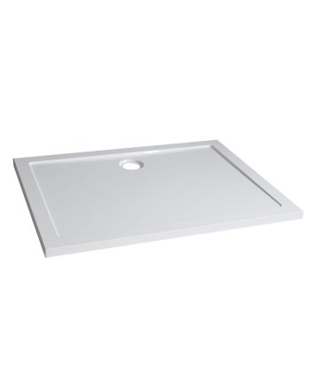 luxe douchebak SMC rechthoek 120x90x4 cm wit
