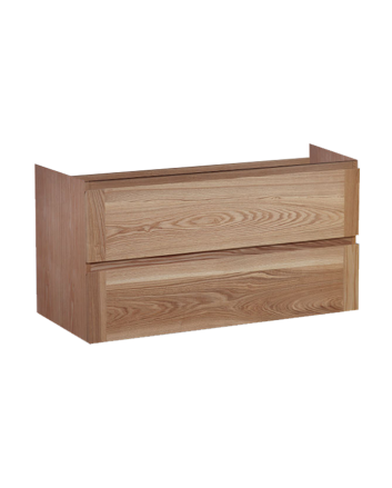 Sani DeLuxe Wood Eiken onderkast met greeplijst in korpus kleur 100