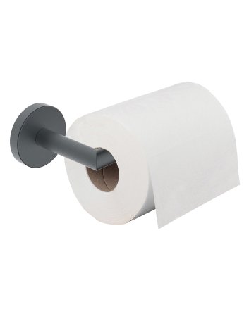 Alonzo toiletrolhouder met vaste arm gunmetal