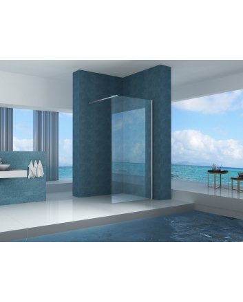 Eco inloopdouche 1100 x 2000 x 8 mm nano helder glas/chroom