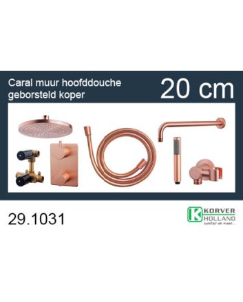 one-pack inbouwthermostaatset rond type 502 GK (20cm)