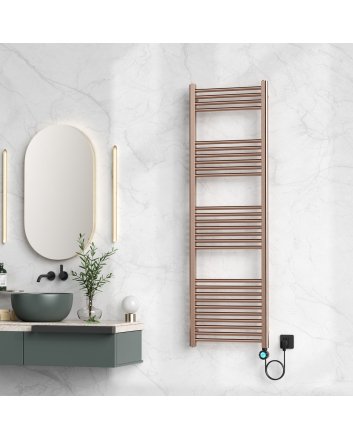 160x50 cm - Ecorad E-Smart Wifi - 700W - Geborsteld Koper- Programeerbare Elektrische Radiator