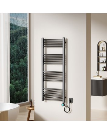 120x50 cm - Ecorad E-Smart Wifi - 700W - Gunmetal - Programeerbare Elektrische Radiator