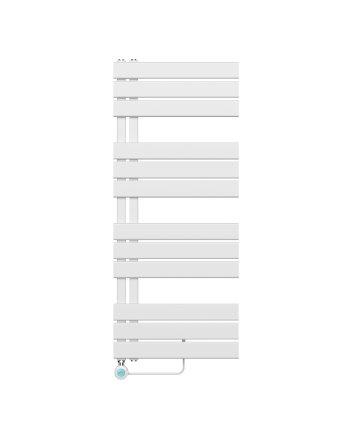 120x50 cm - 590W - Ecorad E-Slide - Programeerbaar Thermostaat - Elektrisch Designradiator - Wit