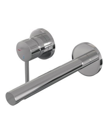 BRAUER Stripe inbouw wastafelmengkraan met rechte uitloop en rozetten model A2 chroom