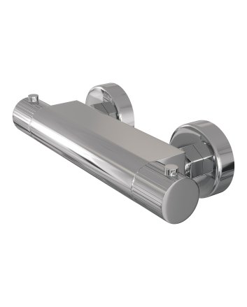 BRAUER Stripe opbouw douche thermostaatkraan chroom