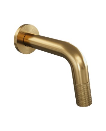 BRAUER Gold Carving inbouw fonteinkraan inkortbaar goud geborsteld PVD