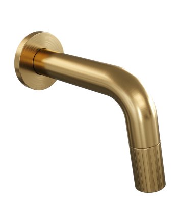 BRAUER Stripe inbouw fonteinkraan inkortbaar goud geborsteld PVD