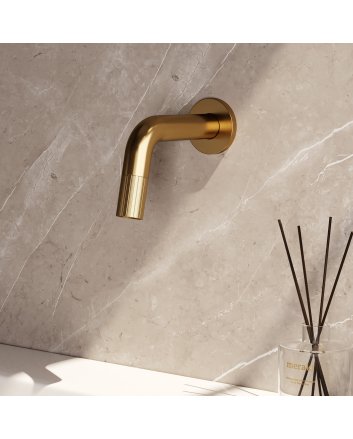 BRAUER Stripe inbouw fonteinkraan inkortbaar goud geborsteld PVD