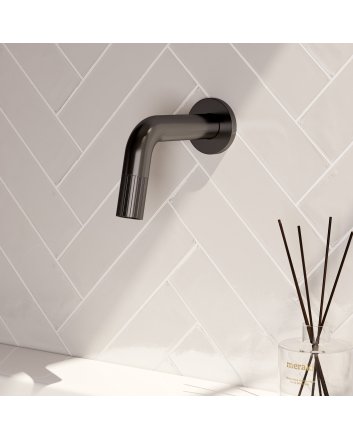BRAUER Stripe inbouw fonteinkraan inkortbaar gunmetal geborsteld PVD