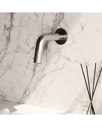 BRAUER Brushed Carving inbouw fonteinkraan inkortbaar RVS geborsteld PVD