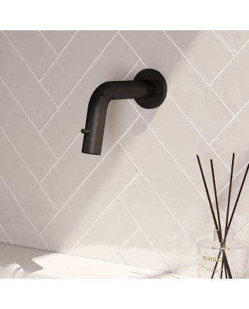 BRAUER Black Edition inbouw fonteinkraan inkortbaar mat zwart
