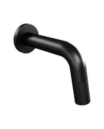 BRAUER Black Carving inbouw fonteinkraan inkortbaar mat zwart