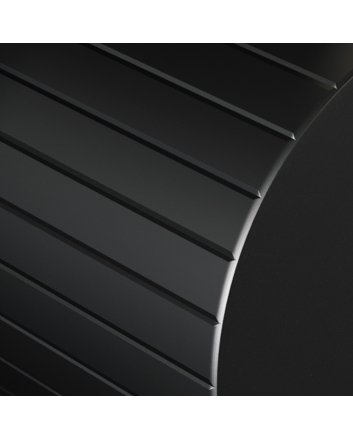 BRAUER Stripe opbouw douche thermostaatkraan mat zwart