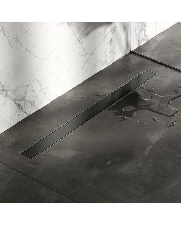 BRAUER Douchegoot met multifunctioneel rooster en flens 7 x 100 gunmetal geborsteld PVD