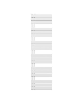 180x50 cm - 900 Watt  - Ecorad Slide - Wit - Handdoekradiator | Designradiator