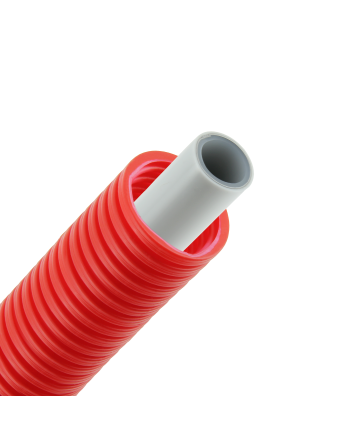 Bonfix Alu-pers meerlagenbuis met mantel | rood | 16 x 2.0 | Rol 50 meter