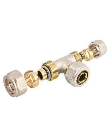 Bonfix Alu-knel T-koppeling verlopend | 20 x 16 x 16