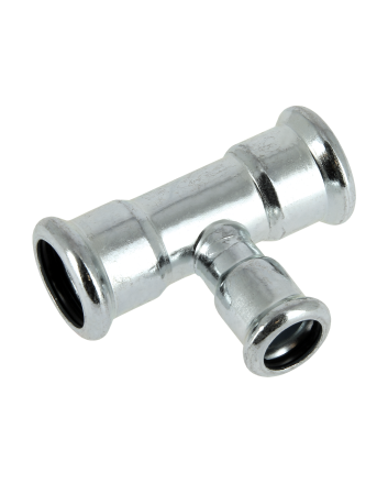 Bonfix Staalverzinkt Press T-koppeling verlopend (CV) | 28 x 15 x 28