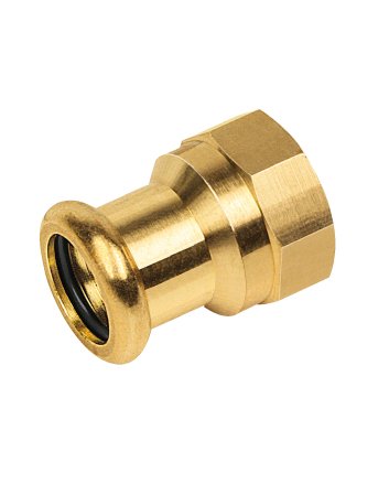 Bonfix Roodkoper Binnendraad x Press schroefbus (water) | 1 1/2 x 35