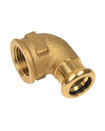 Bonfix Roodkoper Binnendraad x Press kniekoppeling (water) | 1 x 28