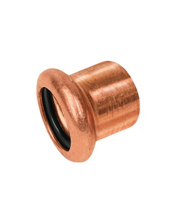 Bonfix Roodkoper Press eindkoppeling (water) | 28