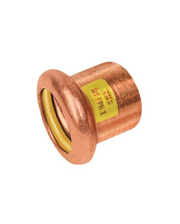 Bonfix Roodkoper Press eindkoppeling (gas) | 54