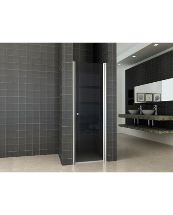 nisdeur met profiel 700x2000 8mm NANO rookglas