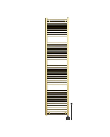 Elara elektrische radiator Smart WiFi 181,7 x 45 cm geborsteld messing PVD