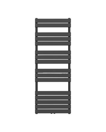 160x60 cm - 875 Watt  - Ecorad Florence - Mat Zwart  - Handdoekradiator | Designradiator