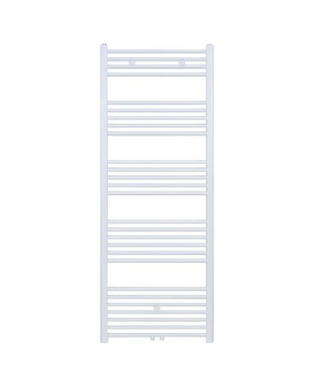 160x50 cm - 900 Watt - Ecorad Handdoekradiator - Wit (RAL9016) - Universal-6 aansluitpunten