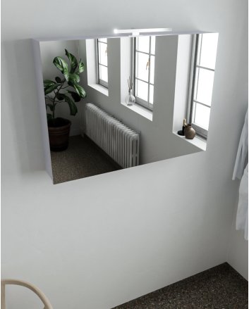 Mondiaz Cubb spiegelkast 100x70x16cm kleur cale met 2 deuren