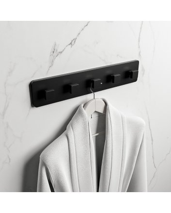 Mondiaz Easy Handdoekhaakjes 45cm solid surface kleur Urban